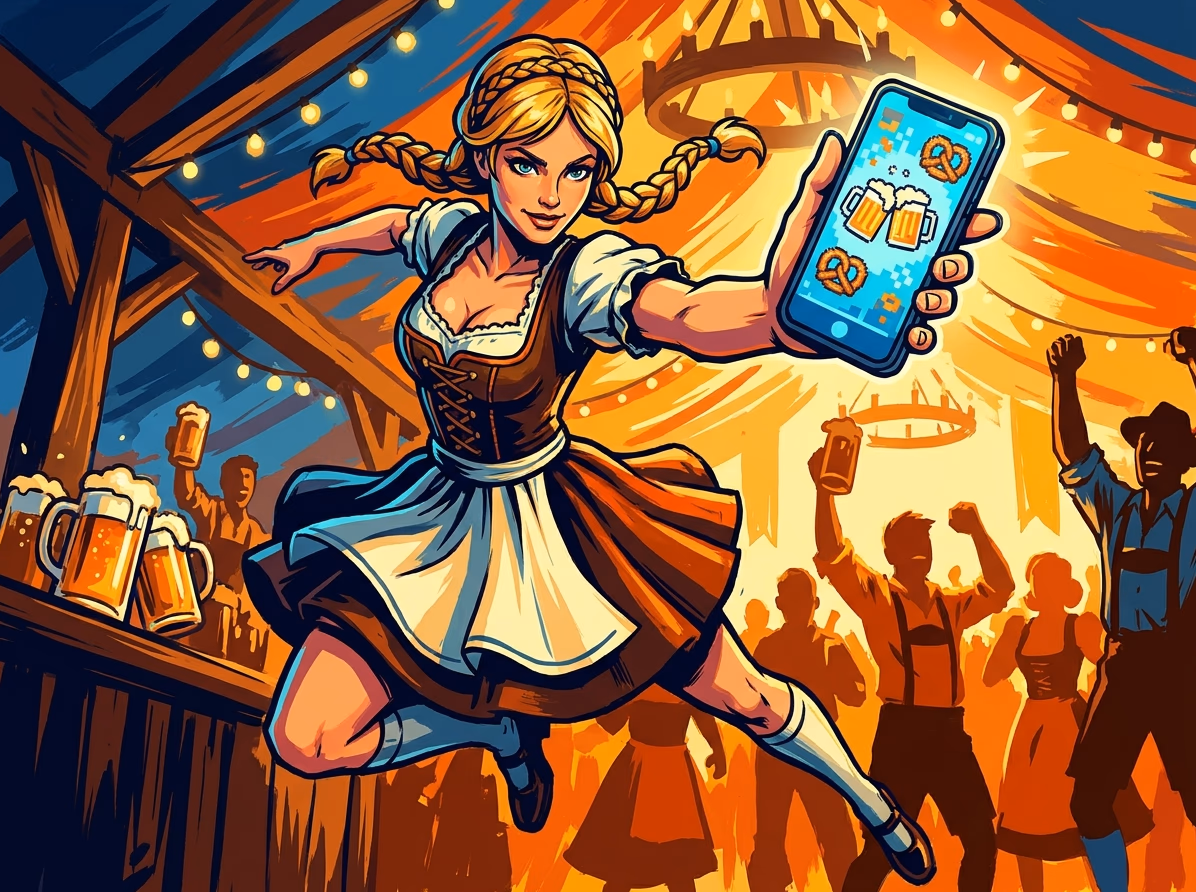 Bier Haus in a mobile browser